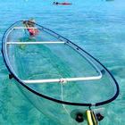 Kayak inférieur en verre de lac resistance à l'impact, bateau pas gonflable de fond plat