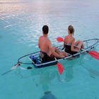 le bateau en verre de l'eau de la coque 4mm Seat de 6mm, 2 airbags se reposent sur le kayak supérieur de pêche