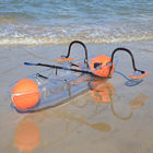 La haute performance voient le canoë, kayak simple transparent profond de mer de 300mm