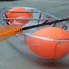 Le kayak inférieur en verre d'heure d'été, 3300 x 850 x 300mm se reposent sur le kayak de tourisme supérieur