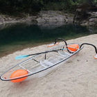 Conception sûre d'océan de pêche de kayak flexible de polycarbonate avec les avirons/gilet de sauvetage