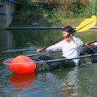 Petit bateau de pêche en plastique de polyvalence élevée, kayak inférieur clair extérieur de 2 personnes