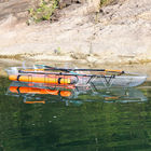 4 Paddlers dégagent le plein matériau de coque de polycarbonate de kayak en plastique longueur de 3,1 - de 4m