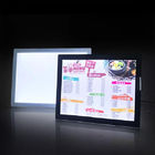 Graphiques de caisson lumineux de bord de silicone, caisson lumineux Frameless de salon commercial de support de plancher de 10ft
