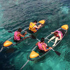 l'épaisseur de 6mm voient le kayak clair comme de l'eau de roche inférieur avec des palettes pour surfer