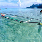 1 - Le kayak en plastique clair de 2 capacités voient le fond longueur de 3,1 - de 4m