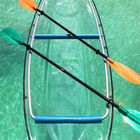 1 - Le kayak en plastique clair de 2 capacités voient le fond longueur de 3,1 - de 4m