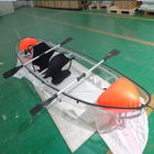 long kayak d'océan de mer de 3330mm, grand bateau de fond en verre de capacité de chargement