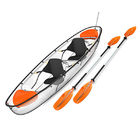 Kayak de pêche du fond d'espace libre de l'eau blanche, équipement de sports aquatiques en aluminium de cadre
