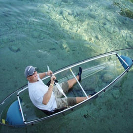 Biens vieillissants de preuve de canoë transparent léger pour pêcher facile à utiliser