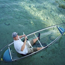 Biens vieillissants de preuve de canoë transparent léger pour pêcher facile à utiliser