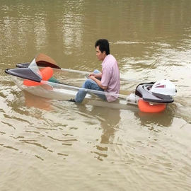 Les cc doublent la couleur faite sur commande/logo de kayak en plastique clair de personne pour des sports/loisirs