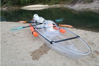Kayak clair comme de l'eau de roche en plastique de canoë de double polycarbonate pour pour deux personnes