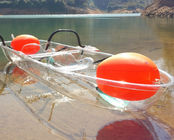 Le kayak en plastique clair de forte stabilité avec la palette/2 équipent l'embarcation plastique