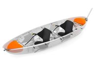 Kayaks incassables en plastique d'amant d'espace libre de polycarbonate de bateaux de pêche de GV petits
