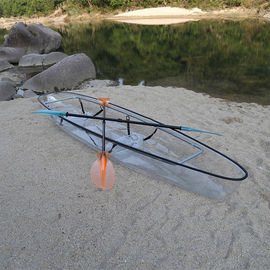 Océan voyageant le kayak en cristal de polycarbonate avec le système d'équilibre de tangon